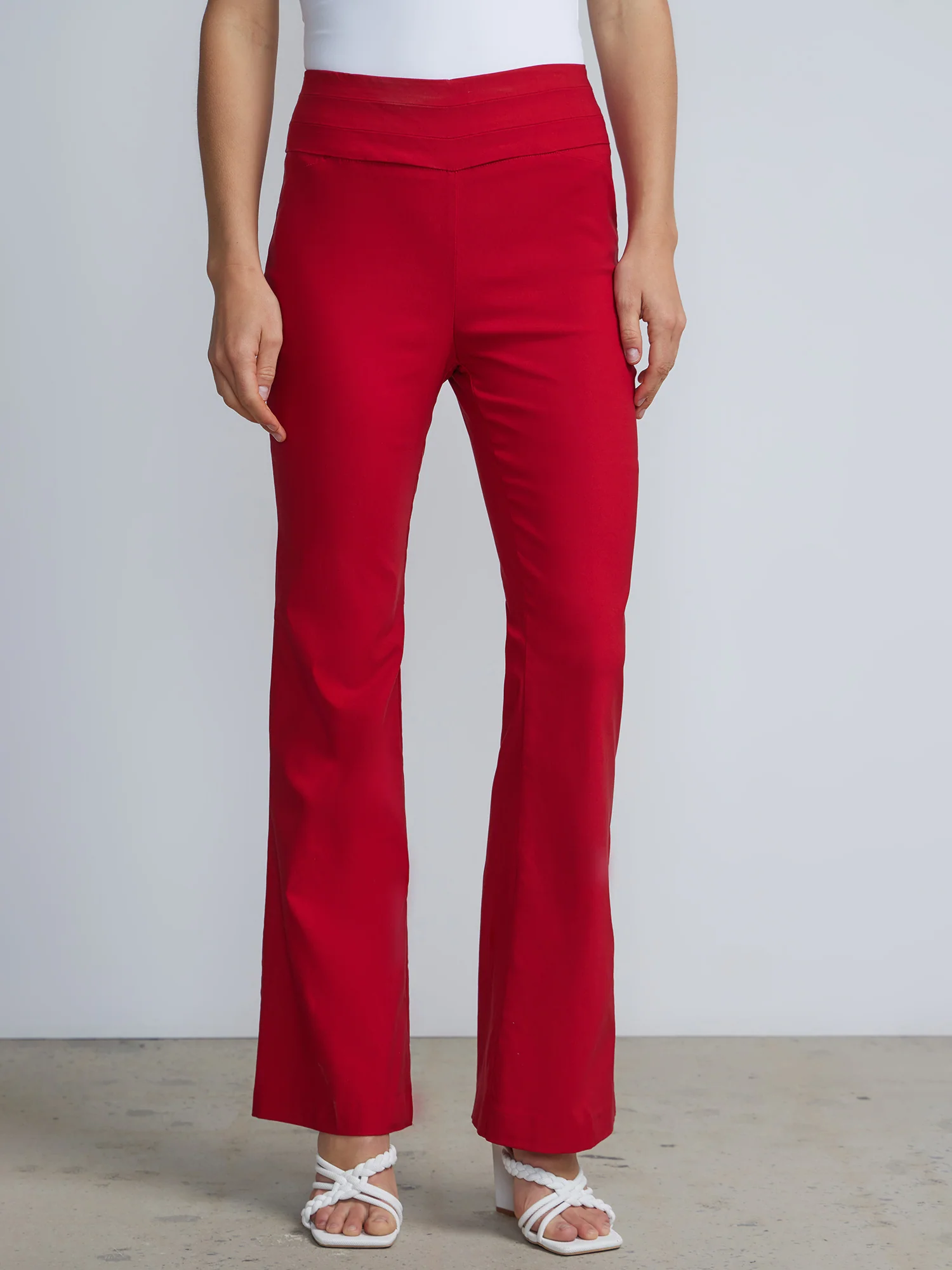Whitney High-Waisted Pull-On Flare Pant - Image 8
