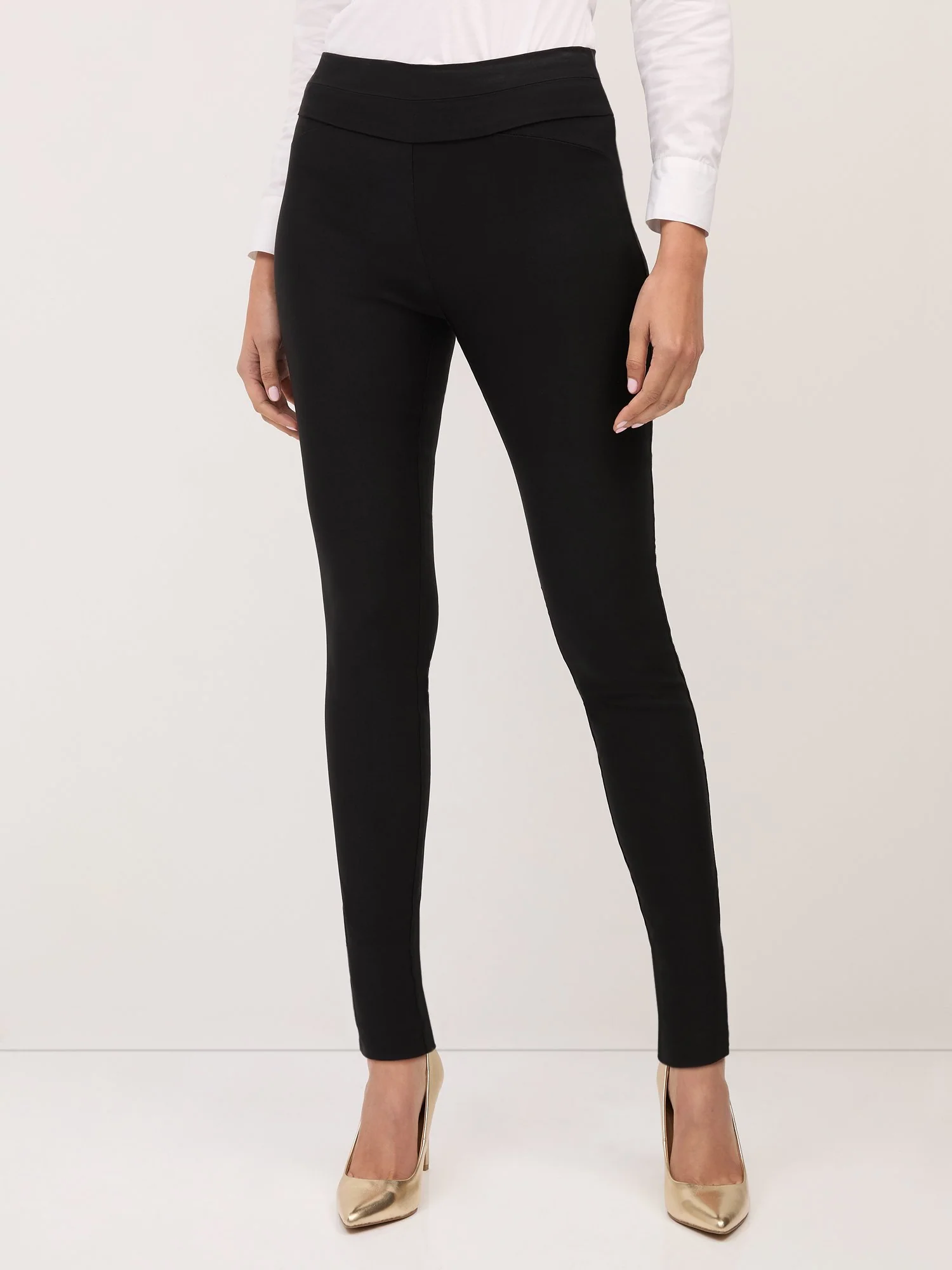 Whitney High-Waisted Pull-On Slim-Leg Pant - Image 4