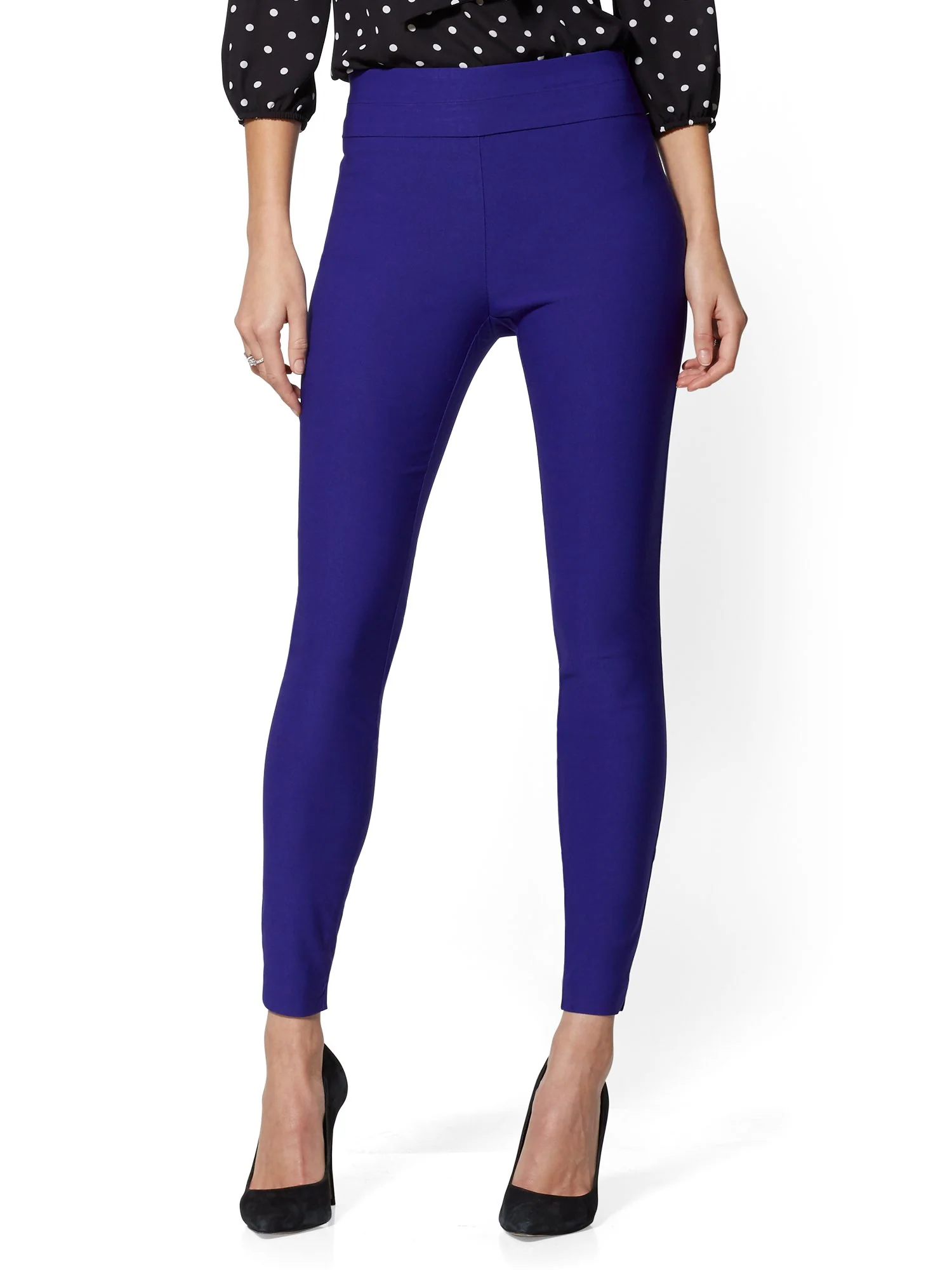Whitney High-Waisted Pull-On Slim-Leg Pant - Image 13