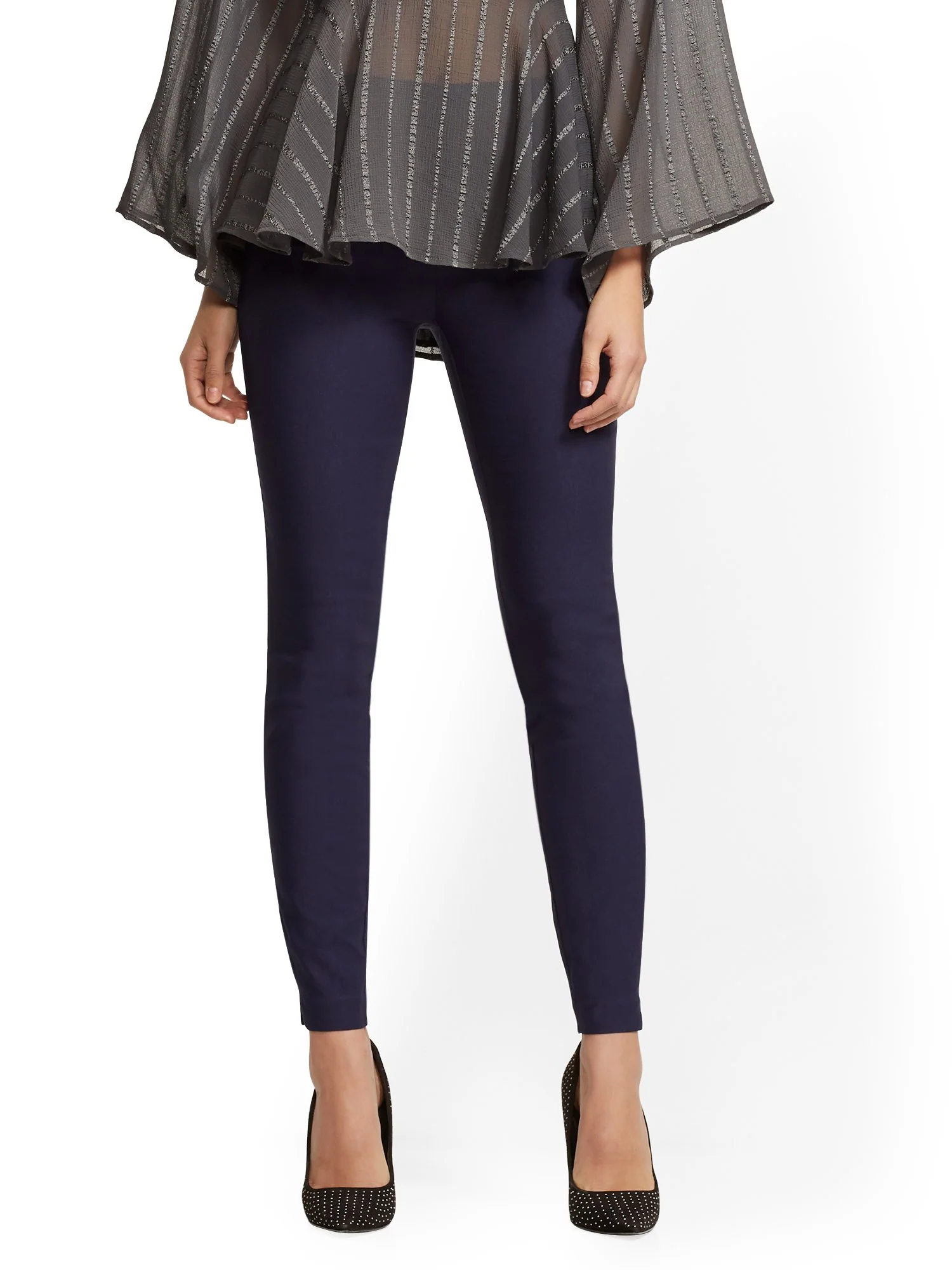 Whitney High-Waisted Pull-On Slim-Leg Pant - Image 18