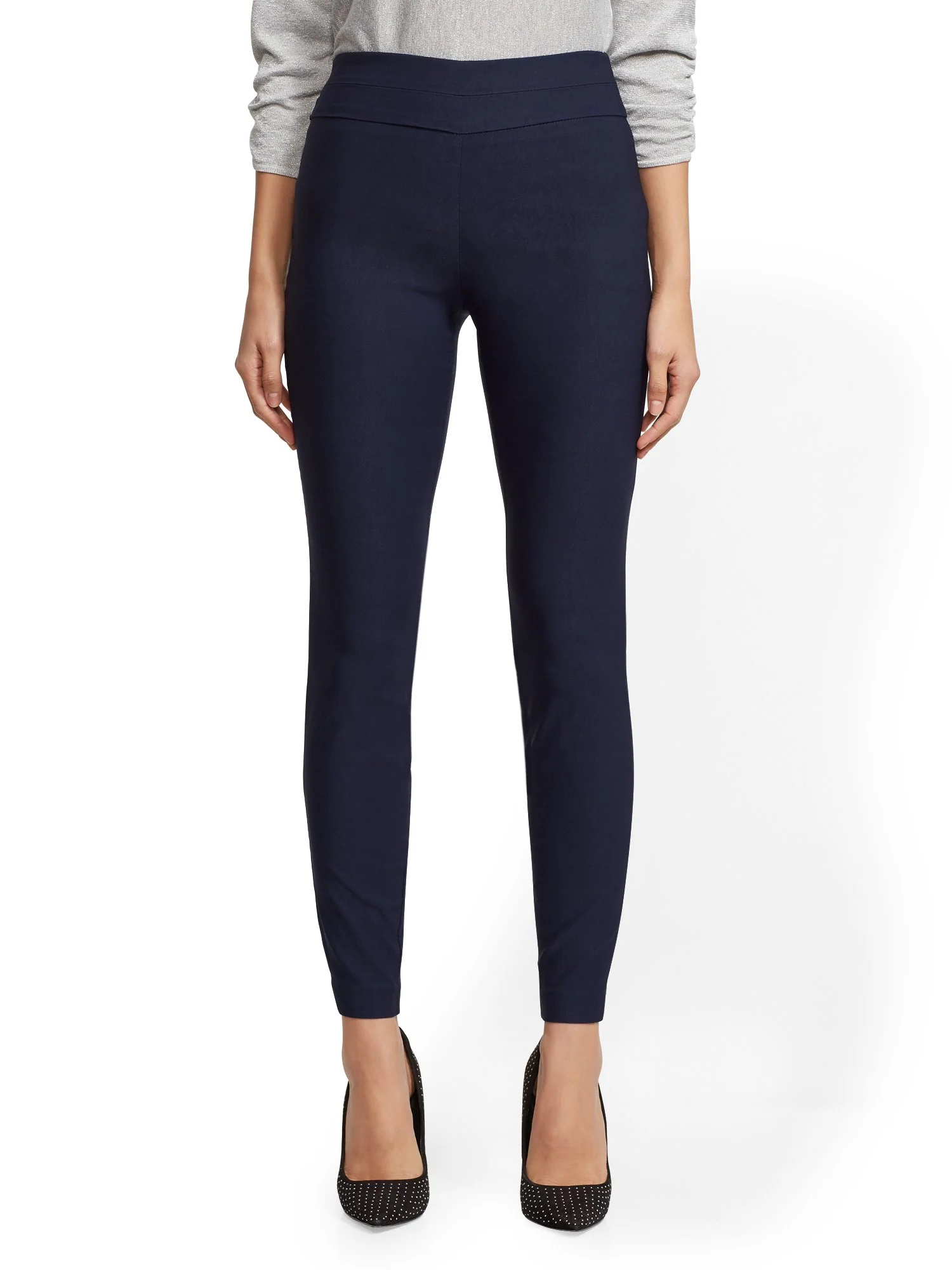 Whitney High-Waisted Pull-On Slim-Leg Pant - Image 21