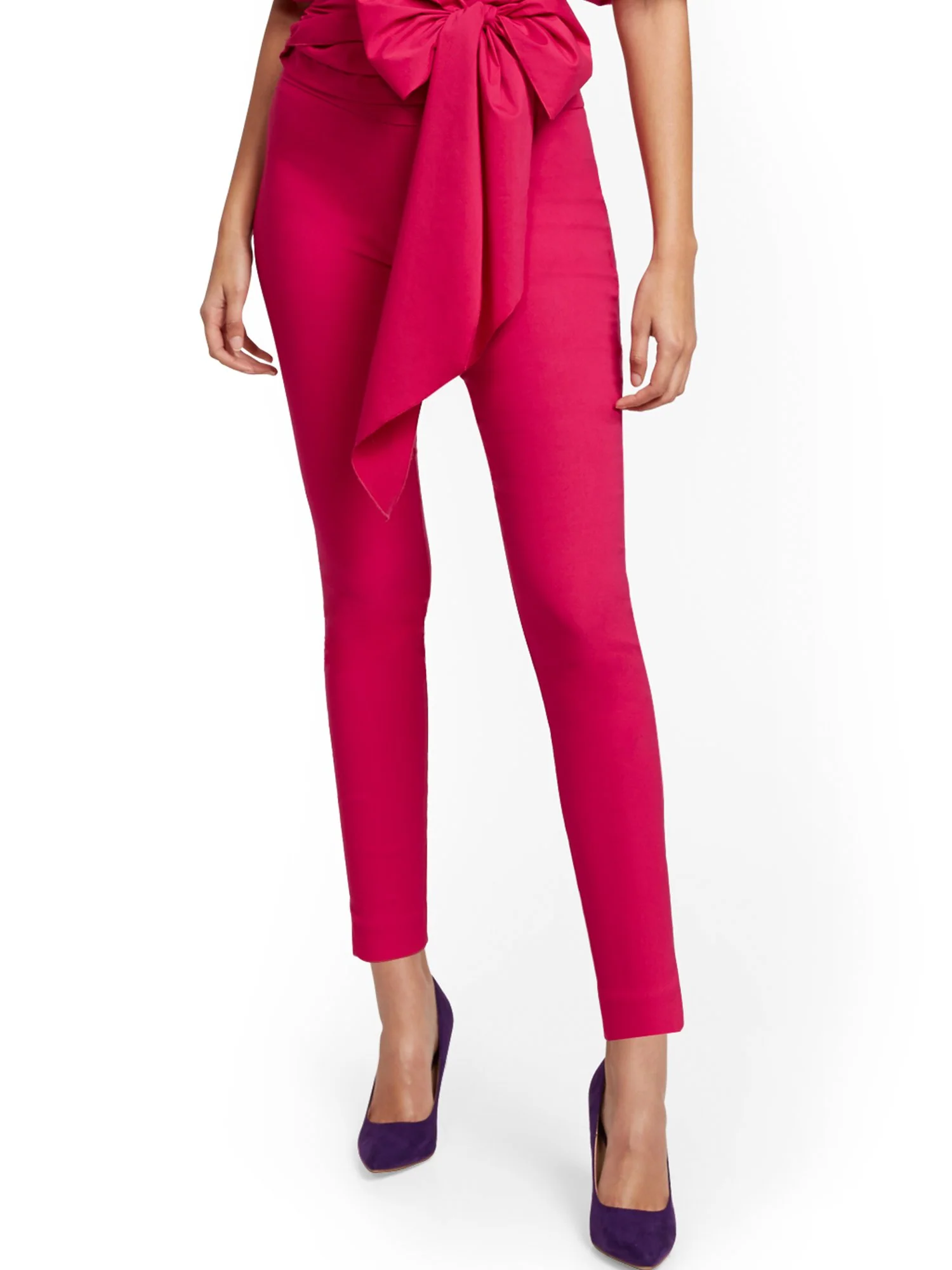 Whitney High-Waisted Pull-On Slim-Leg Pant - Image 43
