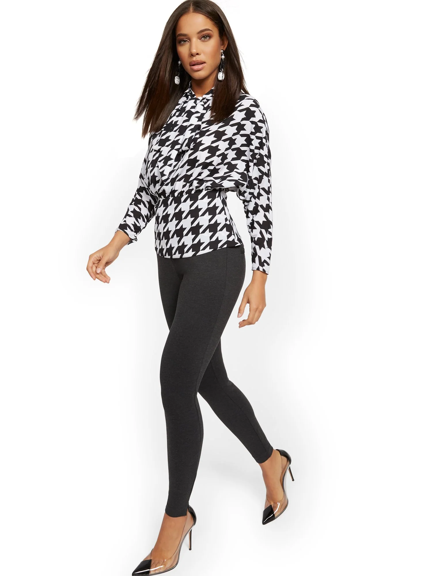 Whitney High-Waisted Pull-On Slim-Leg Pant - Ponte - 7th Avenue - Image 4