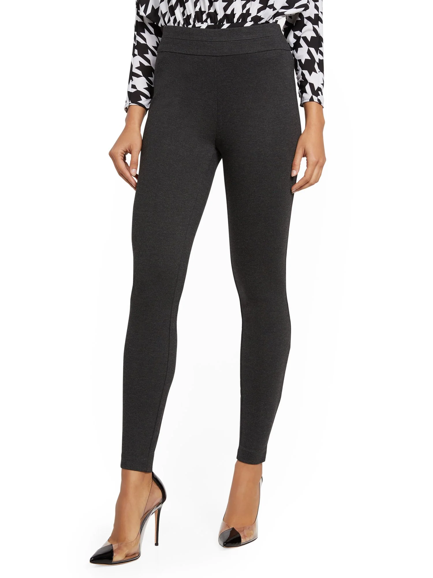 Whitney High-Waisted Pull-On Slim-Leg Pant - Ponte - 7th Avenue - Image 5