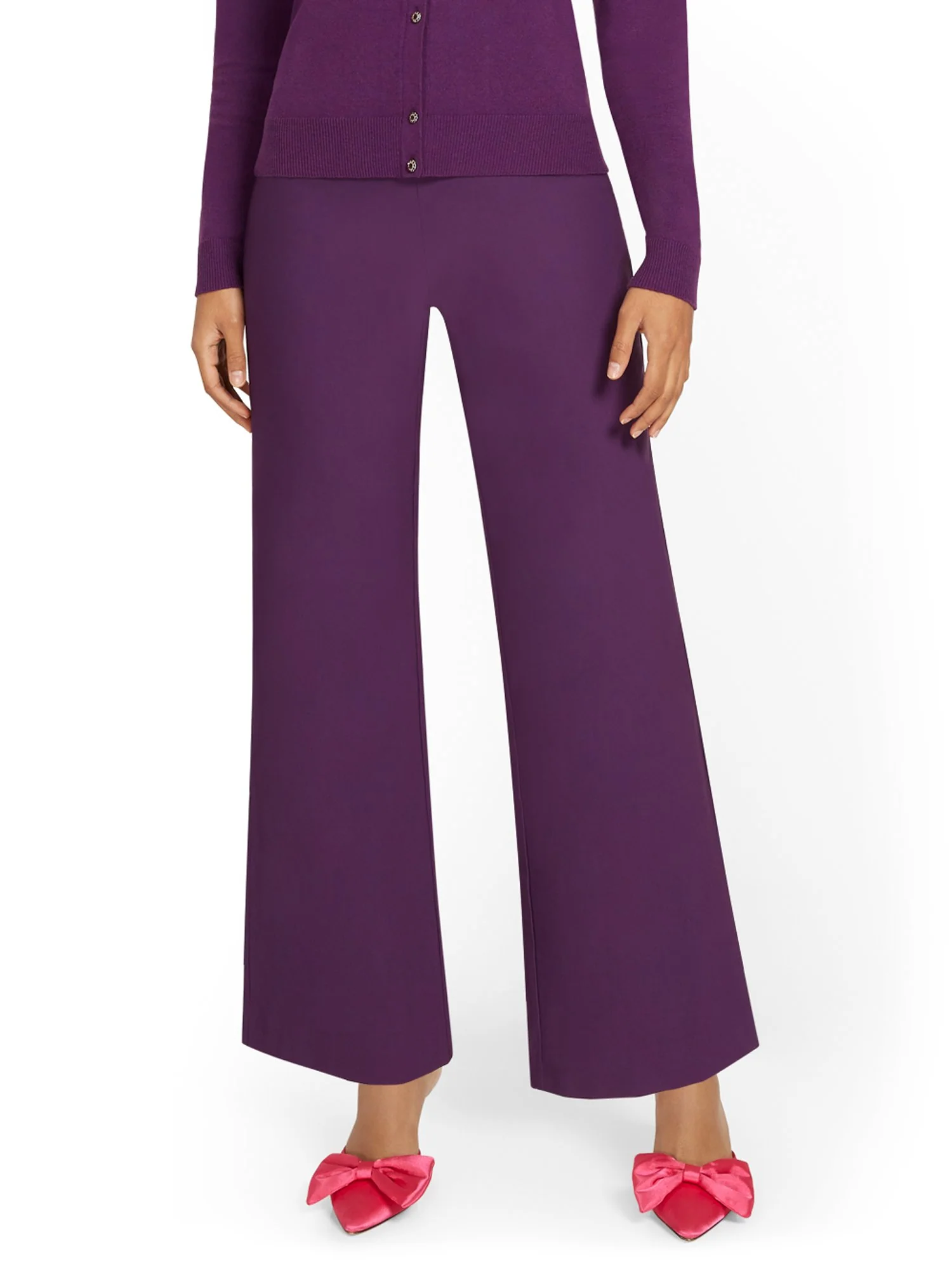 Whitney High-Waisted Pull-On Wide-Leg Pant - Image 17