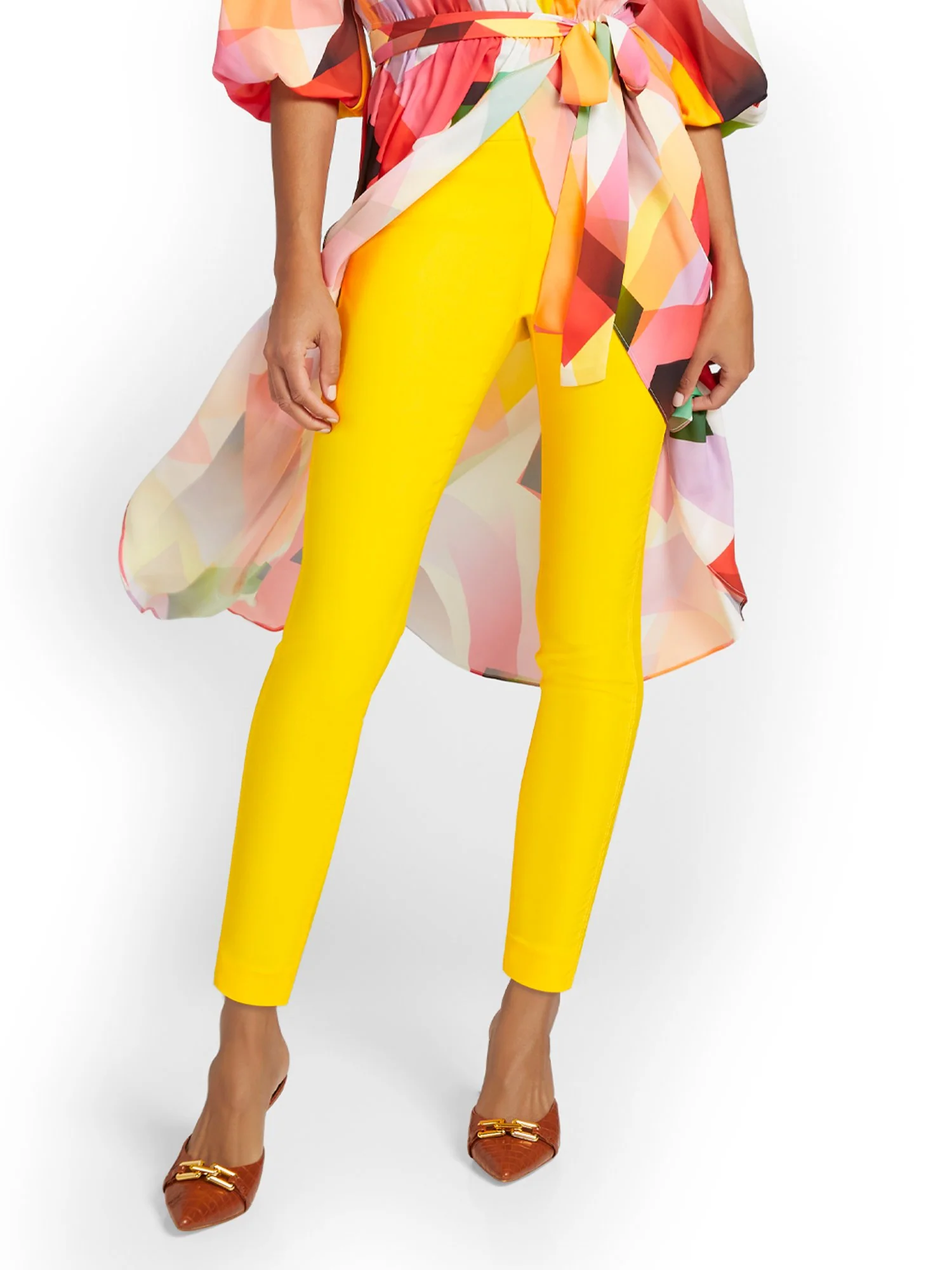 Whitney High-Waisted Tummy Control Pull-On Slim-Leg Ankle Pant - Image 10