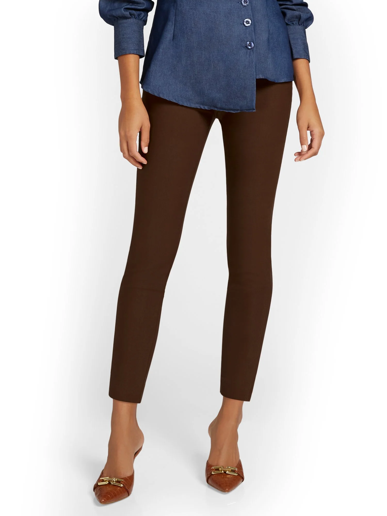 Whitney High-Waisted Tummy Control Pull-On Slim-Leg Ankle Pant - Image 18