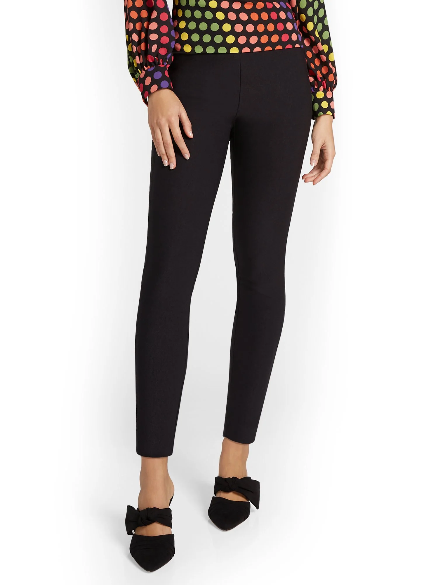 Whitney High-Waisted Tummy Control Pull-On Slim-Leg Ankle Pant - Image 2