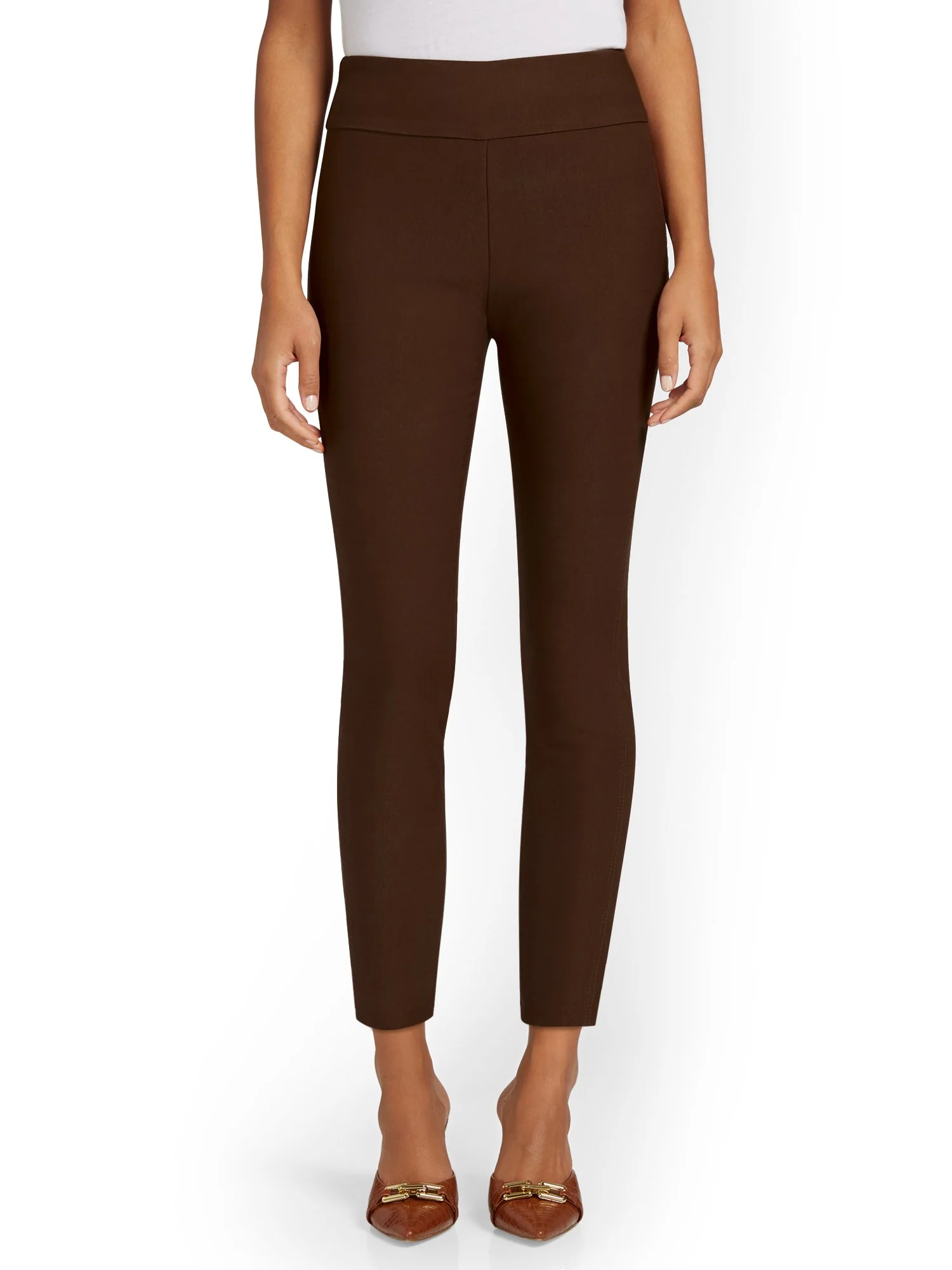 Whitney High-Waisted Tummy Control Pull-On Slim-Leg Ankle Pant - Image 21