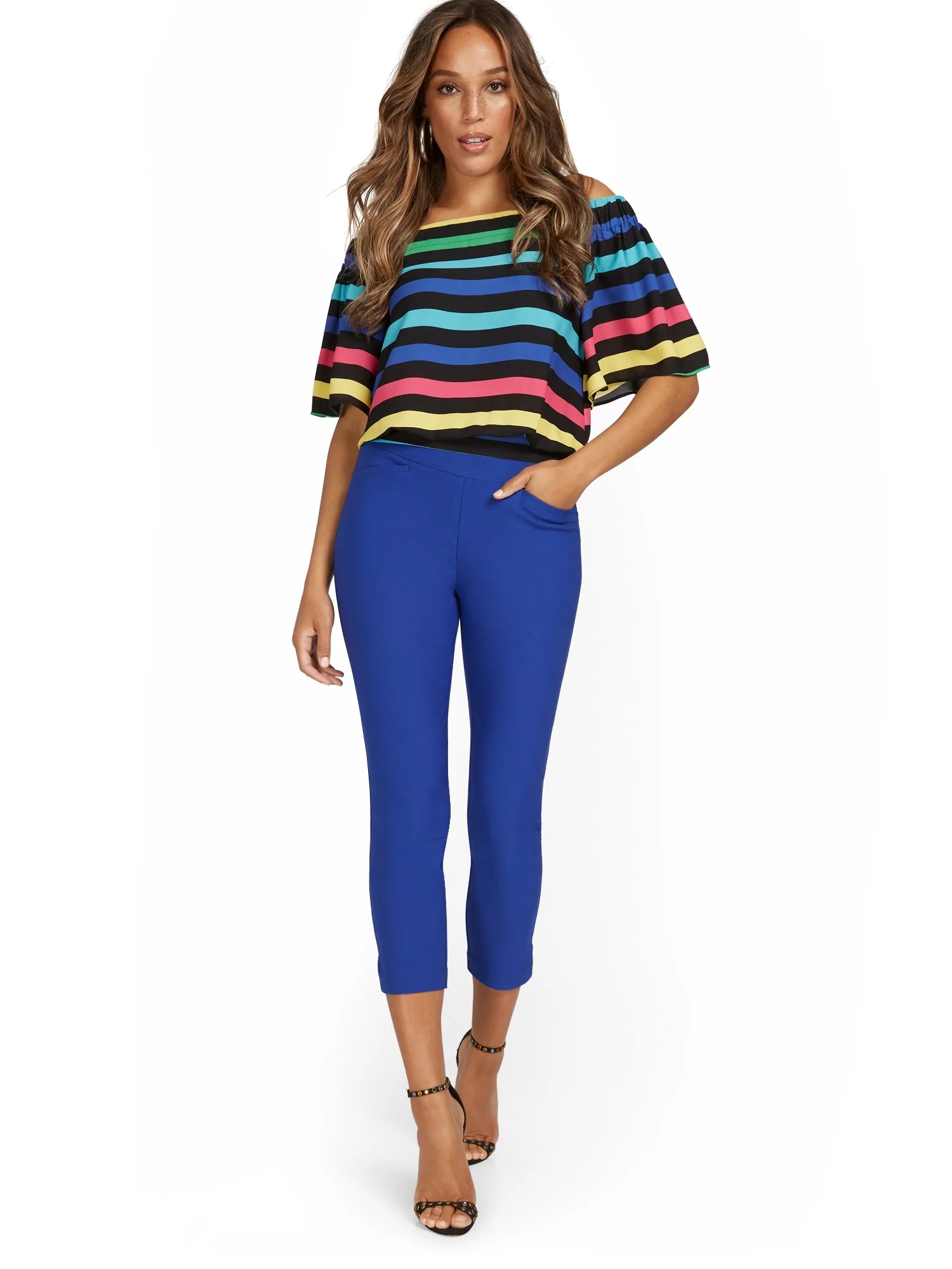 Whitney High-Waisted Tummy Control Pull-On Slim-Leg Capri Pant - Image 20