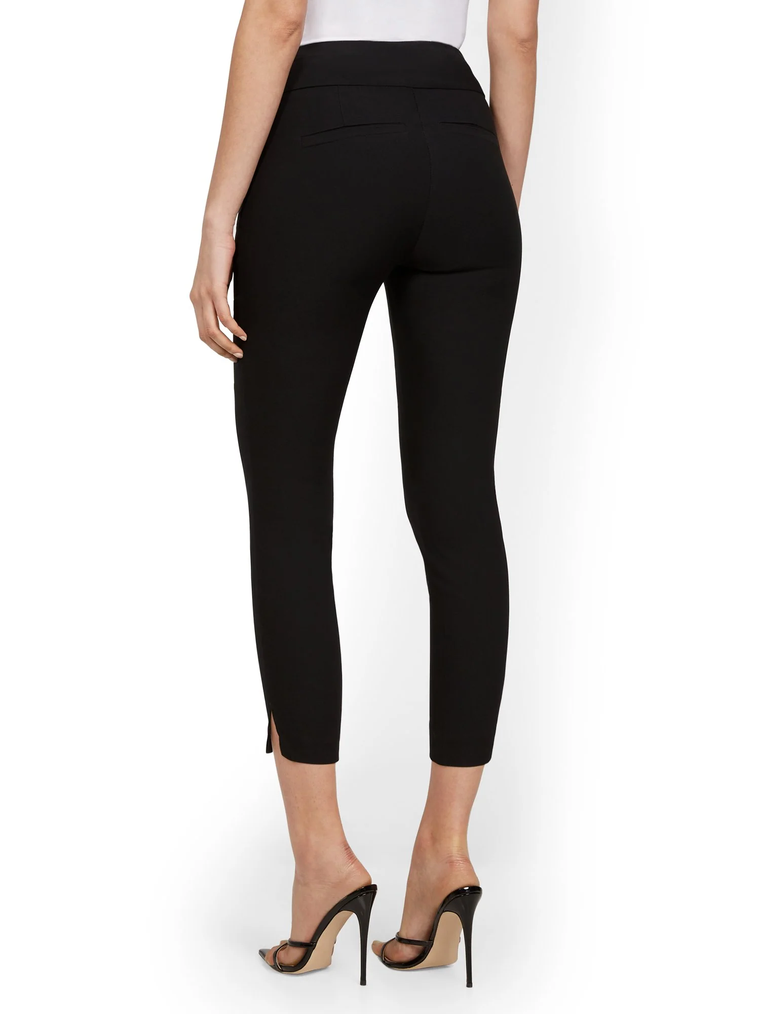 Whitney High-Waisted Tummy Control Pull-On Slim-Leg Capri Pant - Image 3
