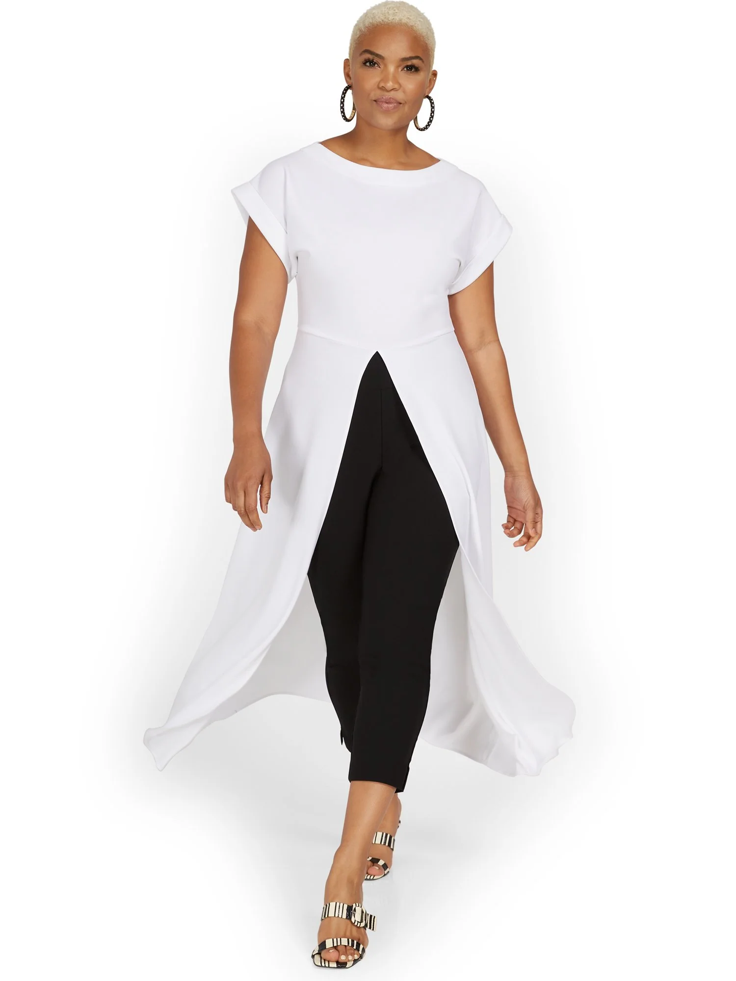 Whitney High-Waisted Tummy Control Pull-On Slim-Leg Capri Pant - Image 4