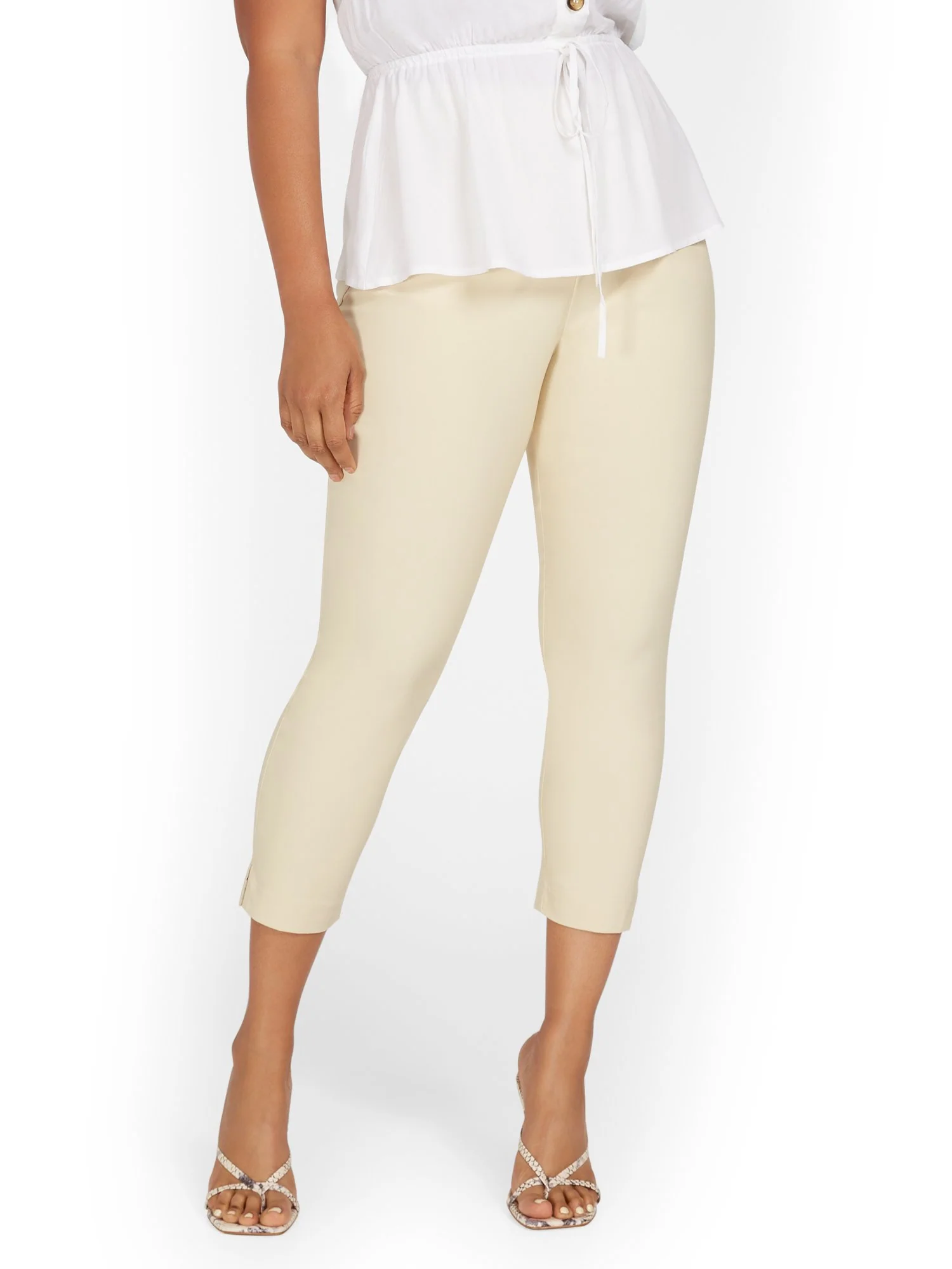 Whitney High-Waisted Tummy Control Pull-On Slim-Leg Capri Pant - Image 6
