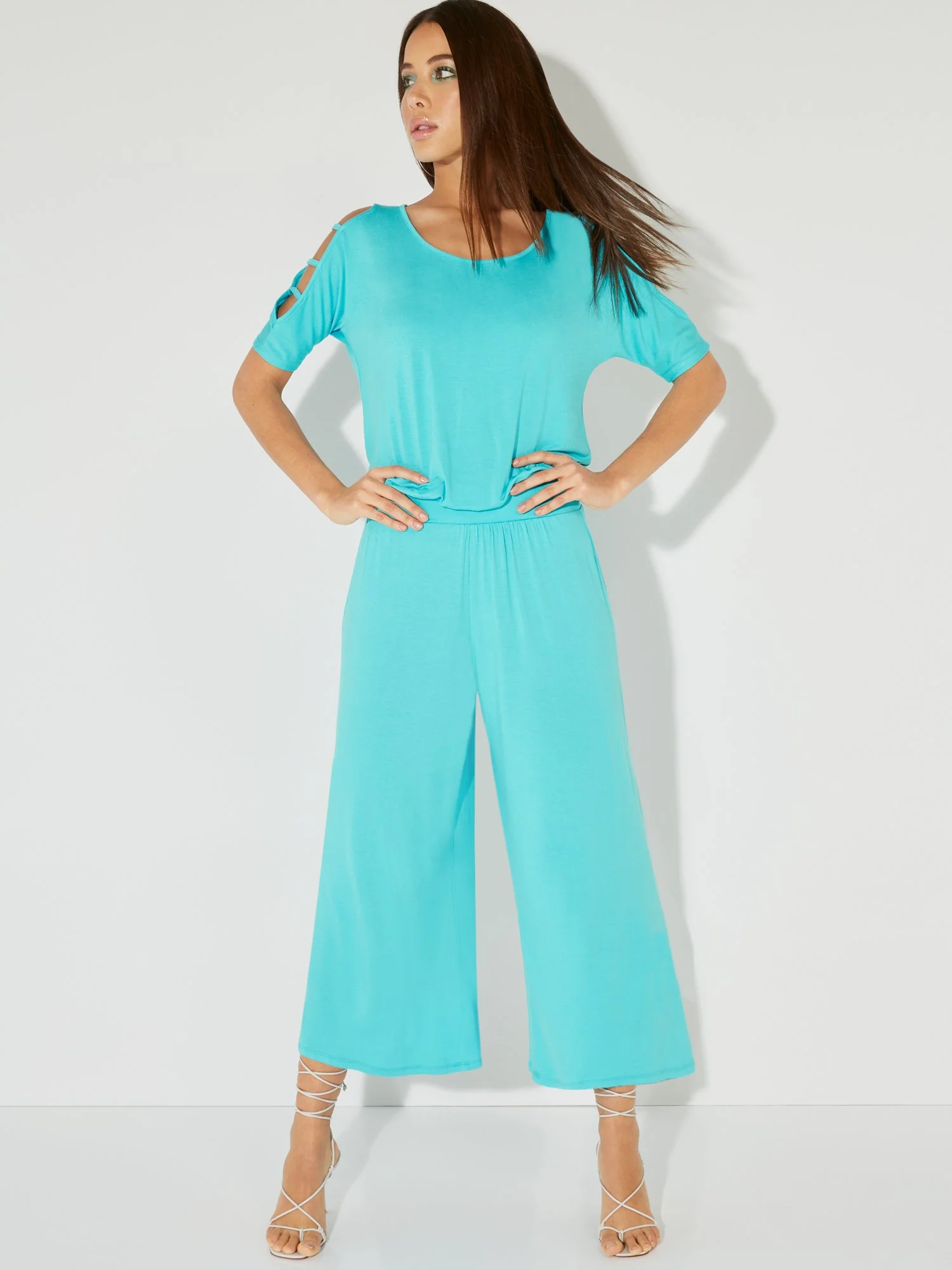 Wide-Leg Capri Pant - NY&C Style System - Image 11