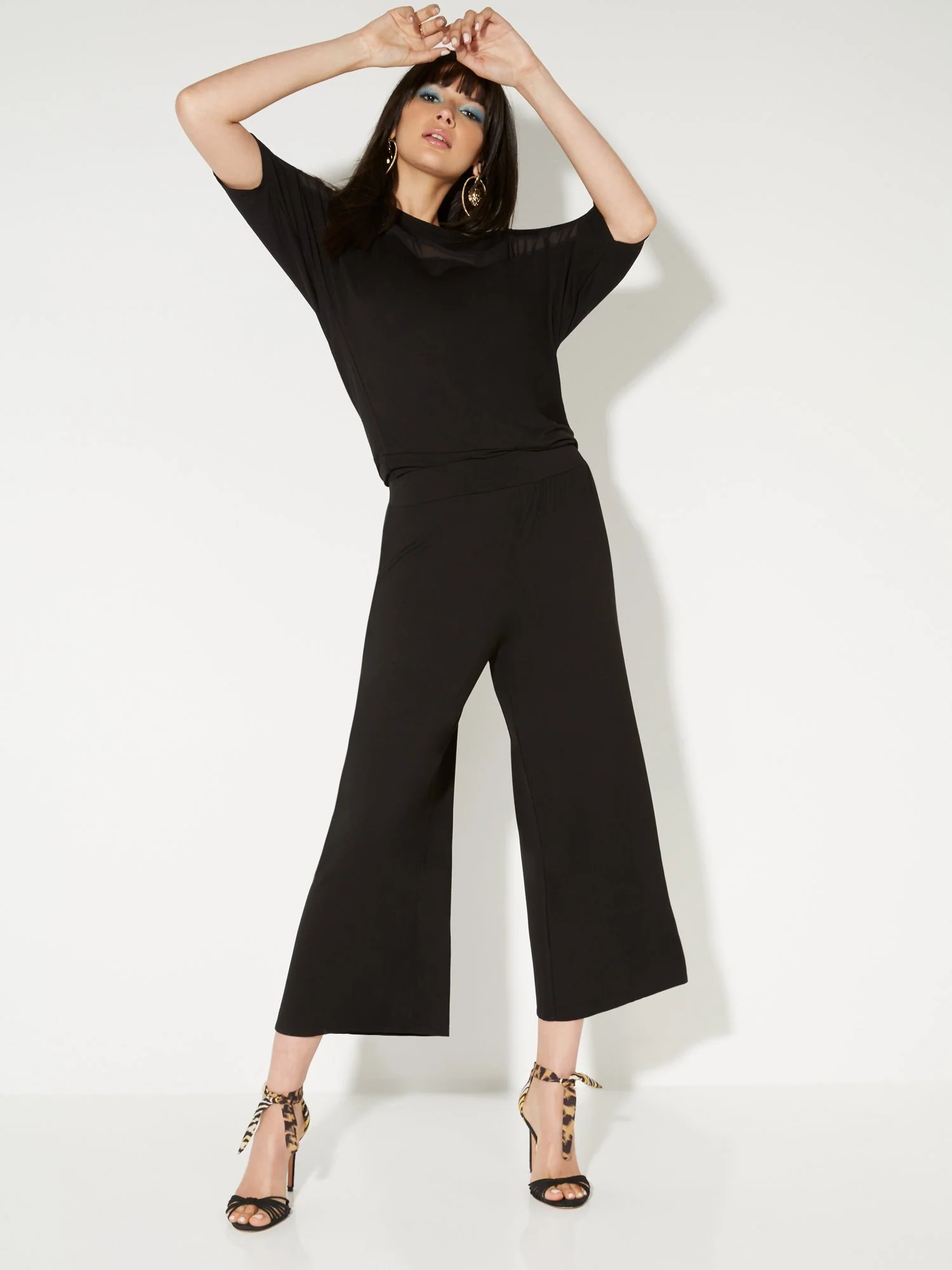 Wide-Leg Capri Pant - NY&C Style System - Image 2