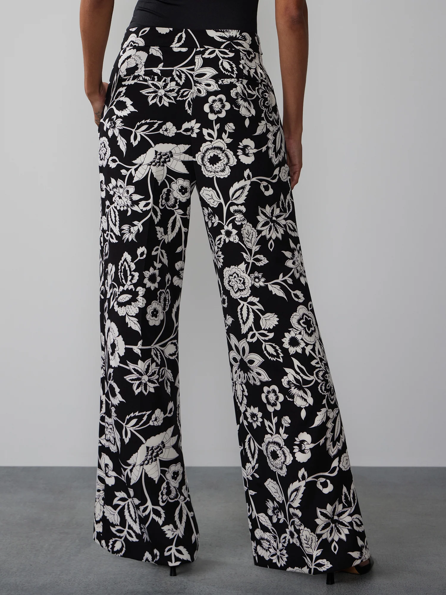 Wide Leg Floral Pant - Image 3