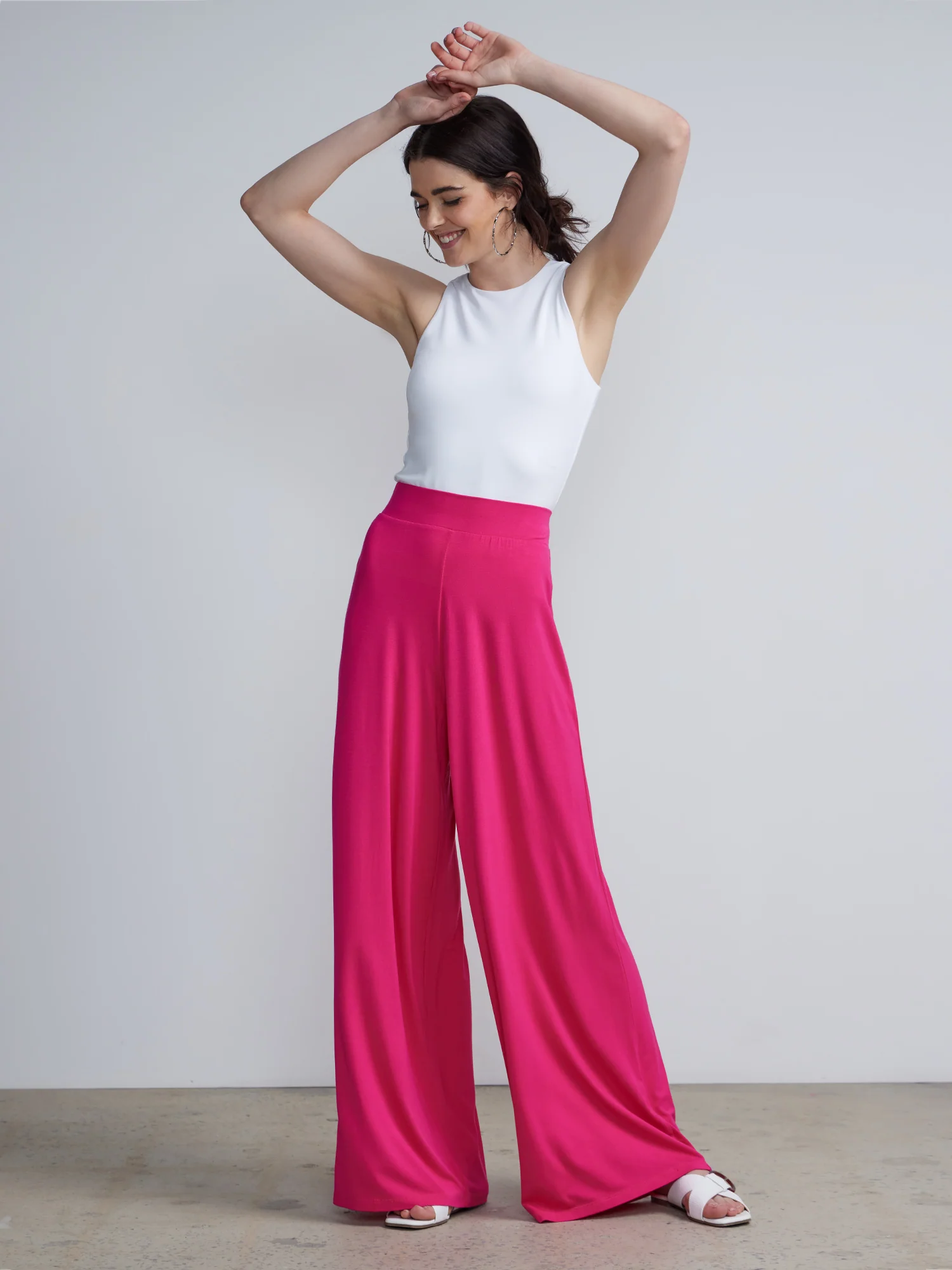 Wide Leg Palazzo Pants - Image 15