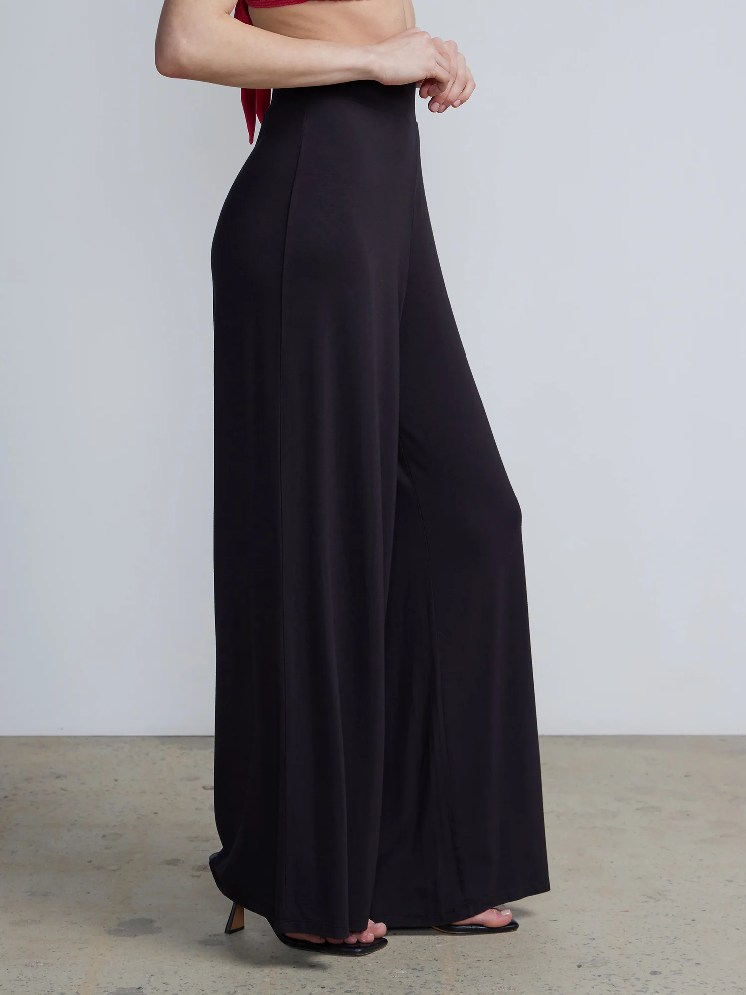 Wide Leg Palazzo Pants - Image 2