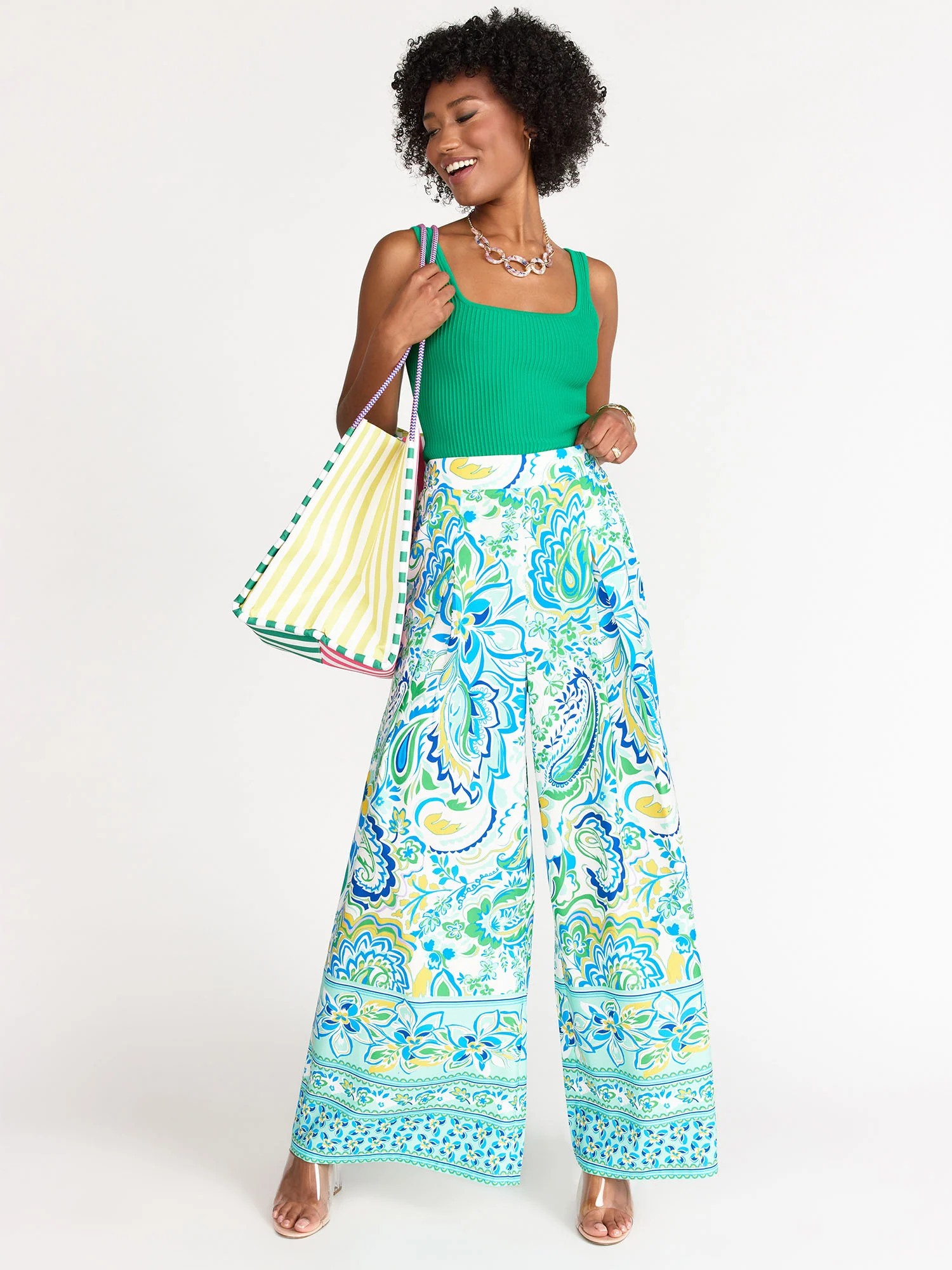 Flying Tomato Wide Leg Printed Pants - Brands We Love - Image 3