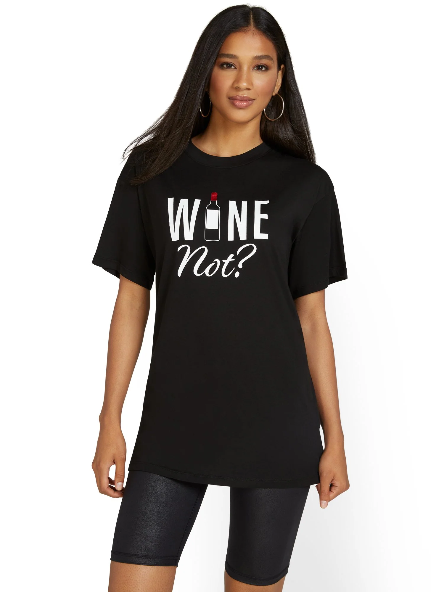Wine Not Oversized Graphic Tee