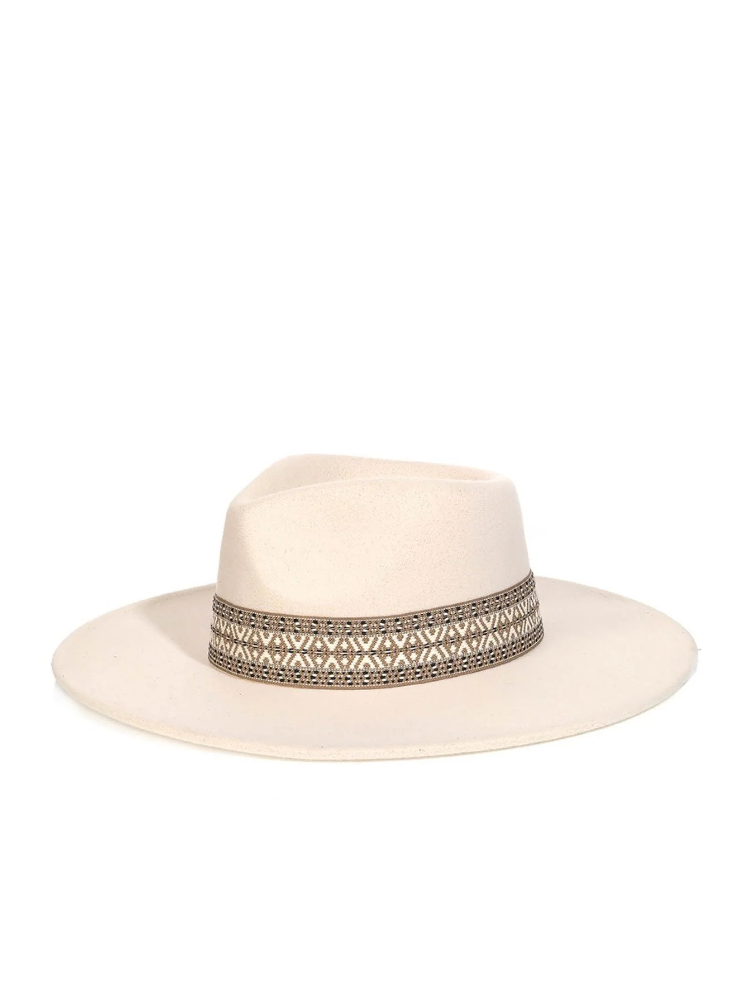 Fame Accessories Woven-Band Panama Hat - Brands We Love