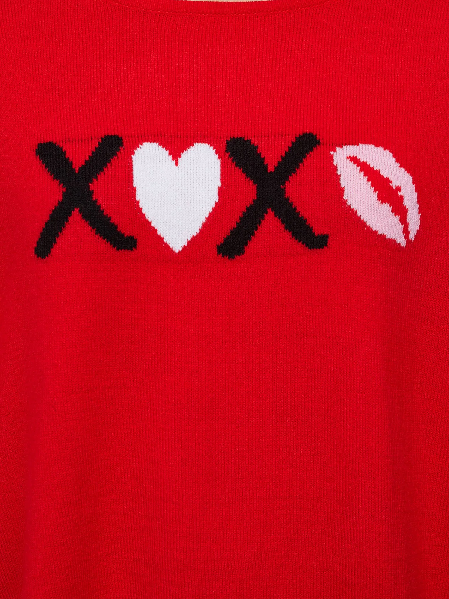 XOXO-Print Poncho - Image 4
