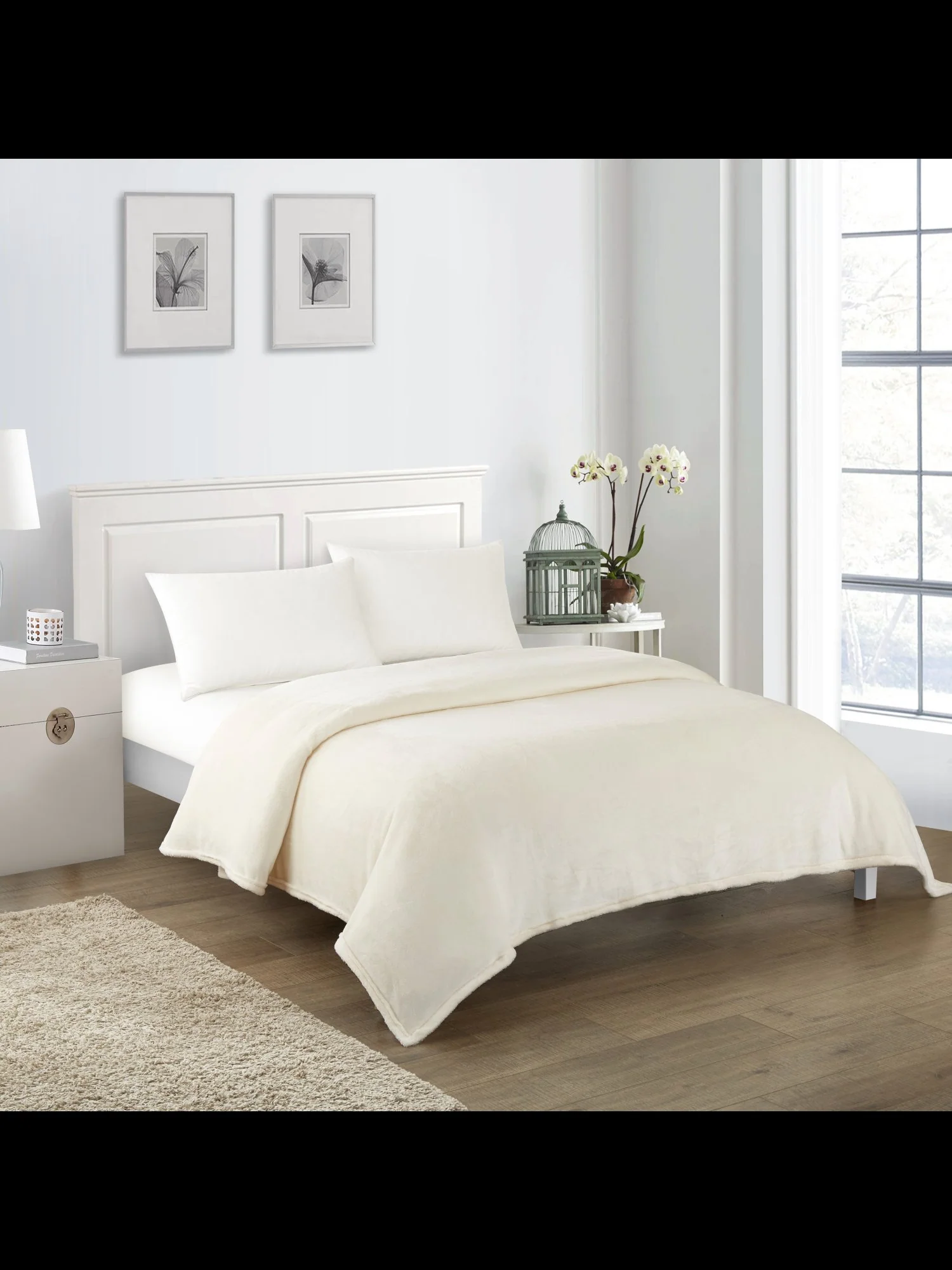Zahava King-Size Ultra Plush Fleece Blanket - NY&C x Chic Home - Image 6