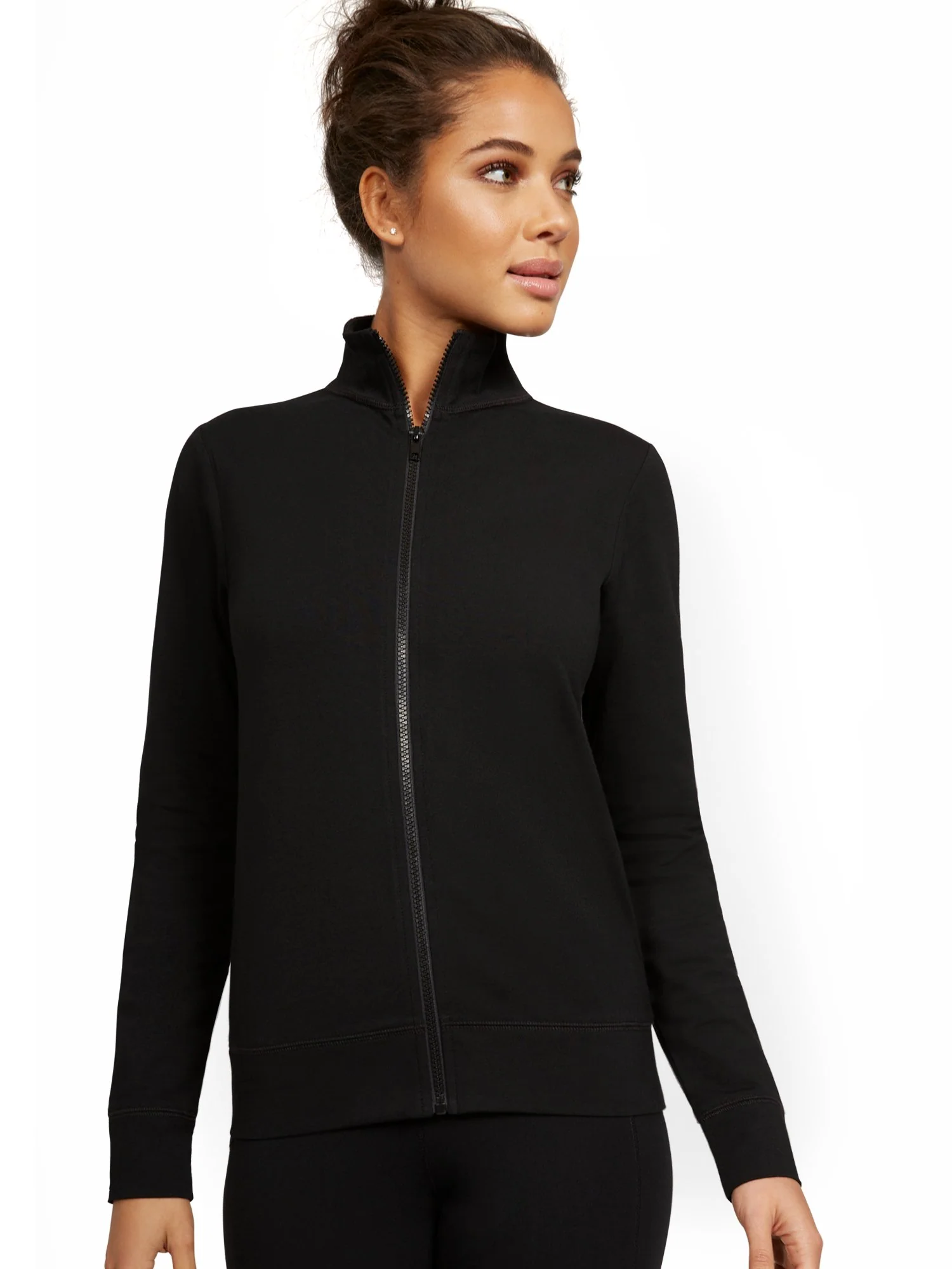 Zip-Front Yoga Jacket