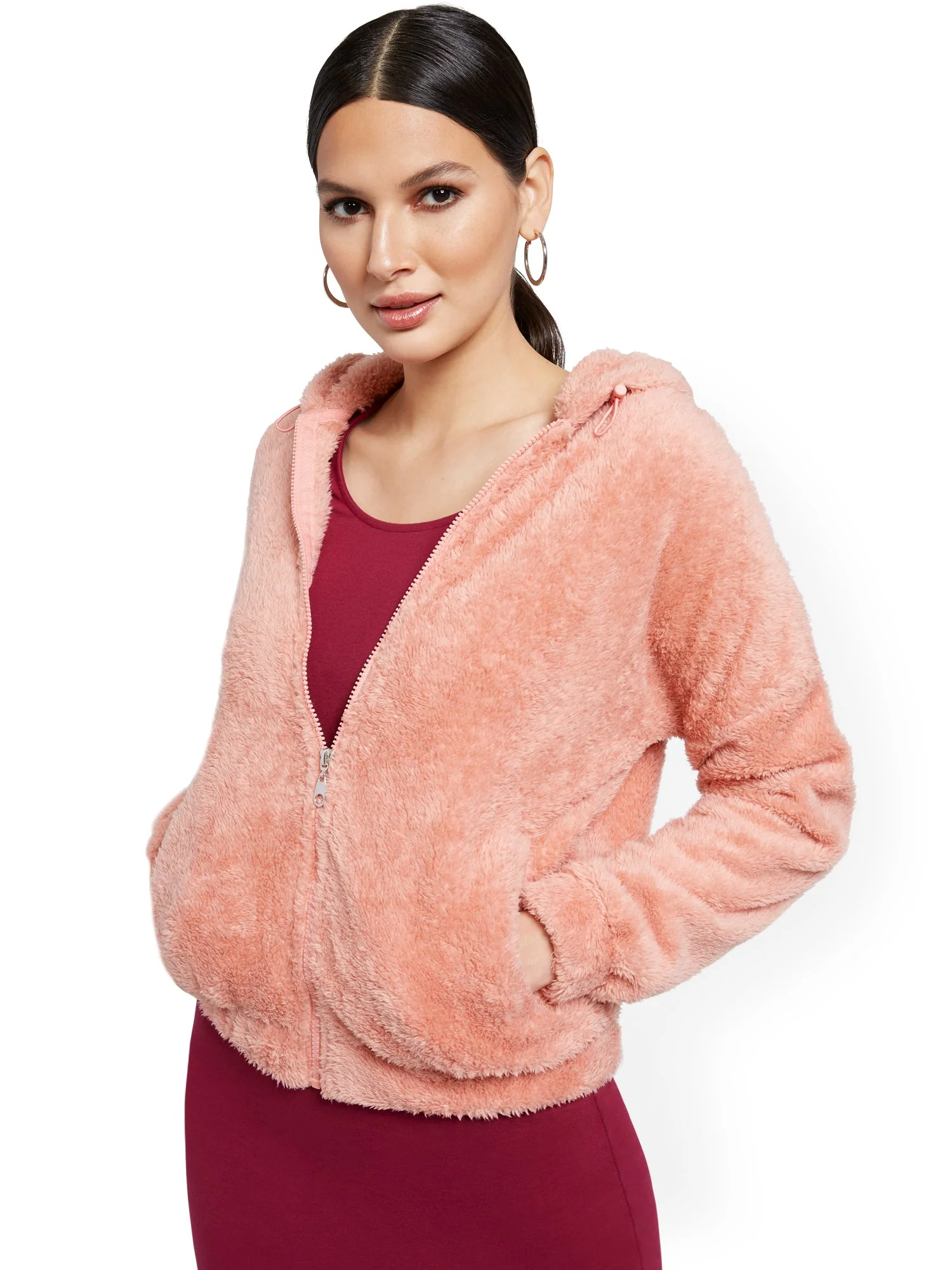 Zip-Up Fleece Hoodie - Image 23