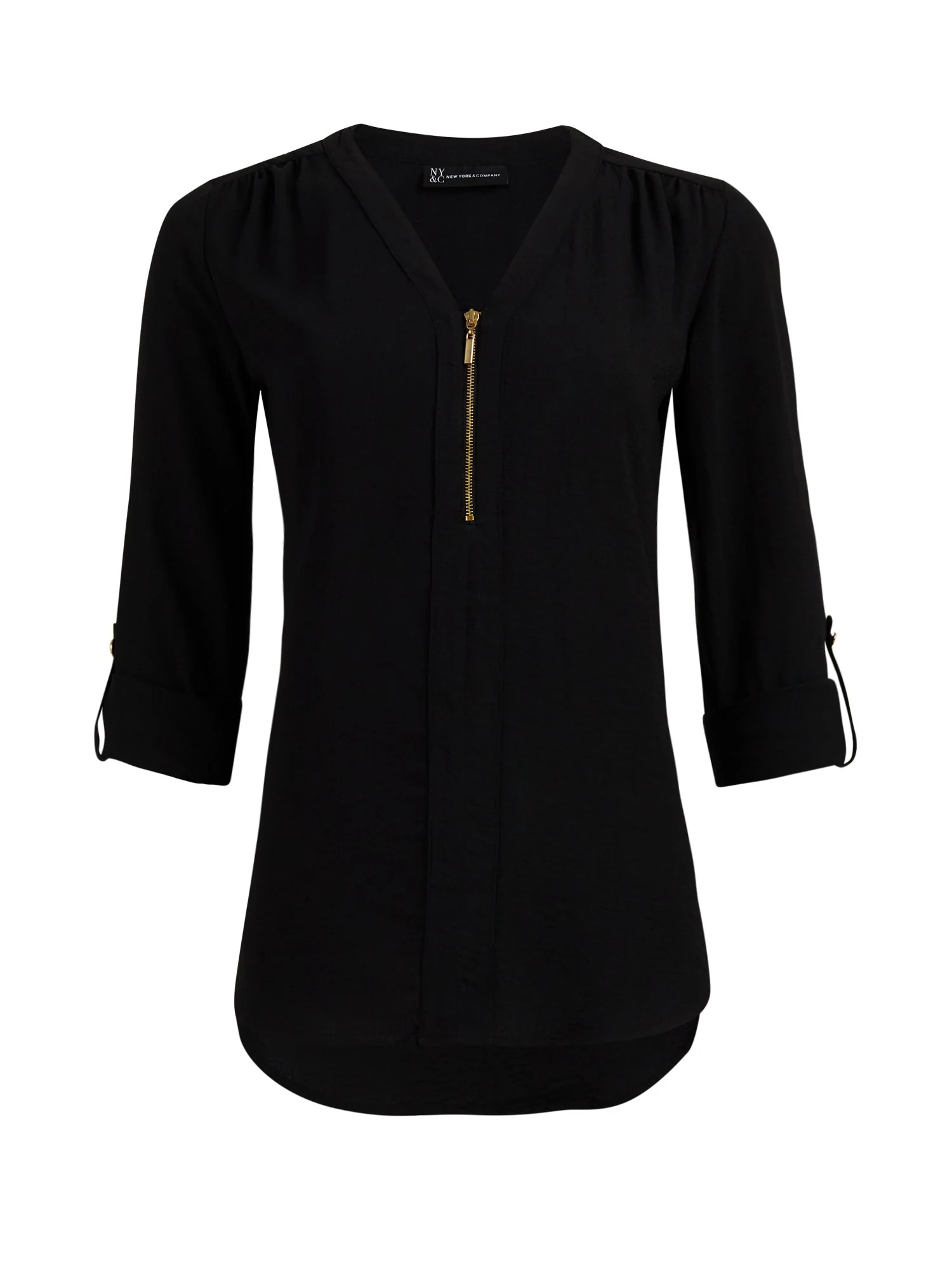 Zipper Cutaway Shirt