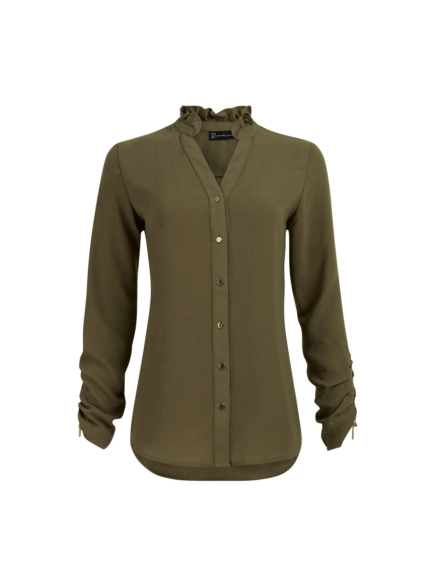 Zipper-Sleeve Shirt - Image 9